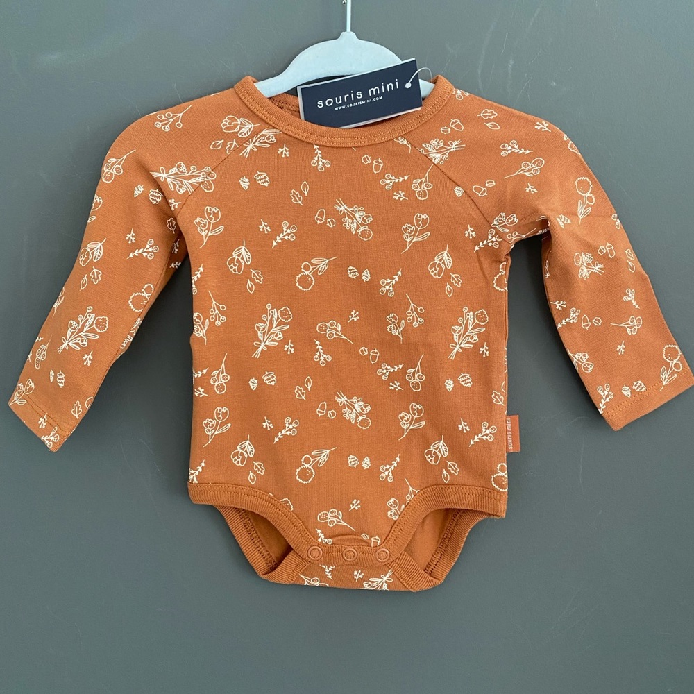 NWT Souris Mini Baby Bodysuit 0-3m